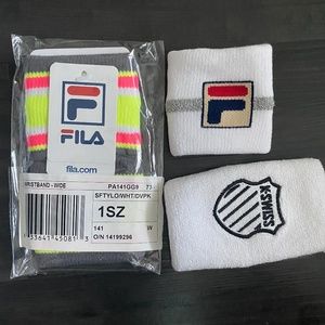 K-Swiss and Fila Sweat bands